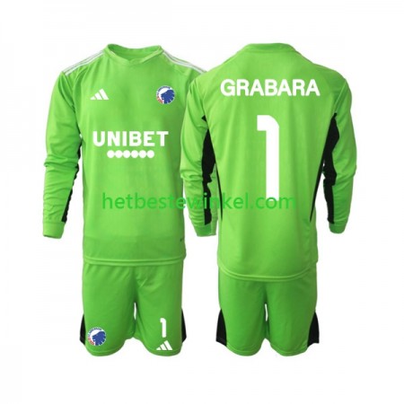 FC Copenhagen GRABARA 1 Voetbalshirts Doelman Kind Vierde 2023-24 - LS